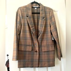 Plaid Blazer